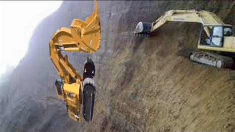 mini excavator mishaps|huge equipment failures videos.